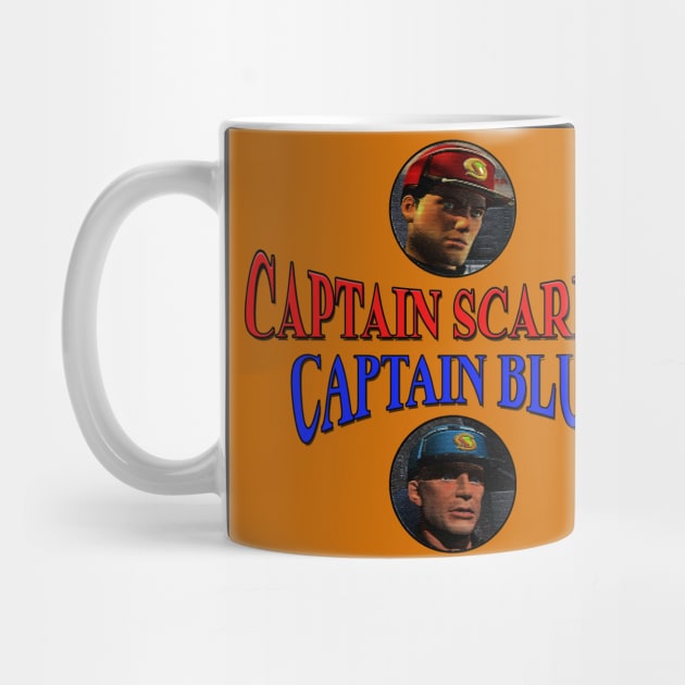 Captain Scarlet & Captain Blue by The Black Panther